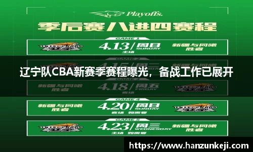 辽宁队CBA新赛季赛程曝光，备战工作已展开