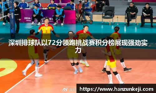 深圳排球队以72分领跑挑战赛积分榜展现强劲实力